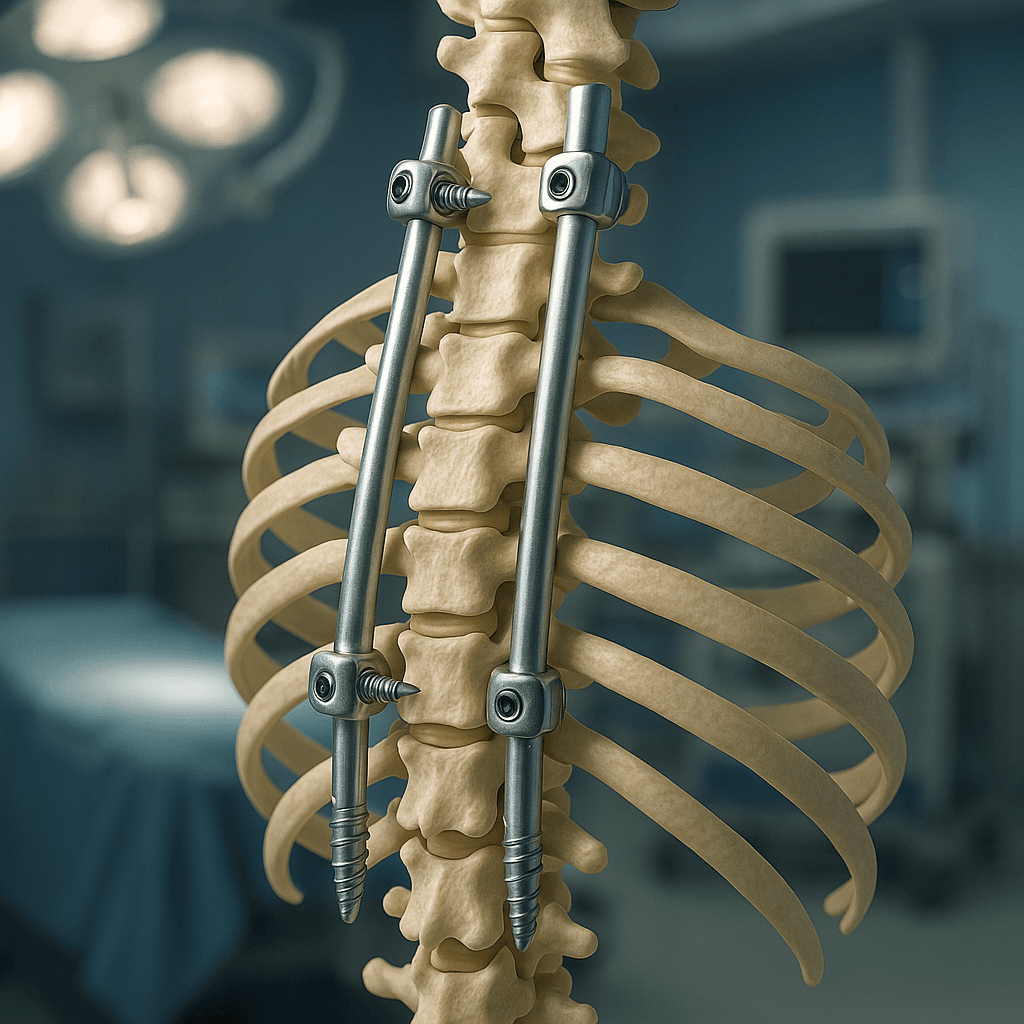 Implants utilisés en chirurgie scoliose