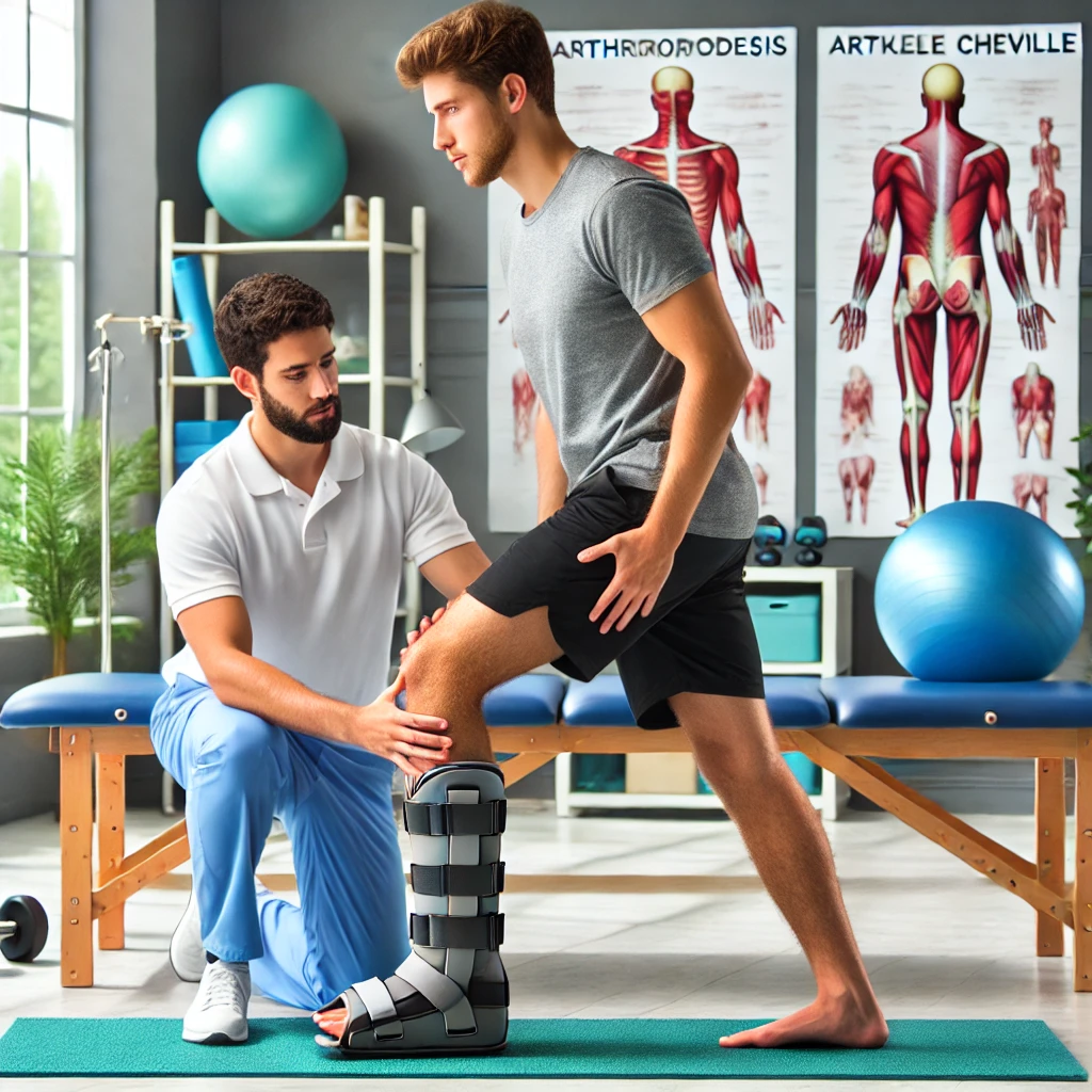 Rééducation après arthrodèse cheville