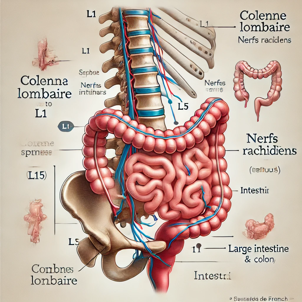 Connexion entre arthrose lombaire et intestins