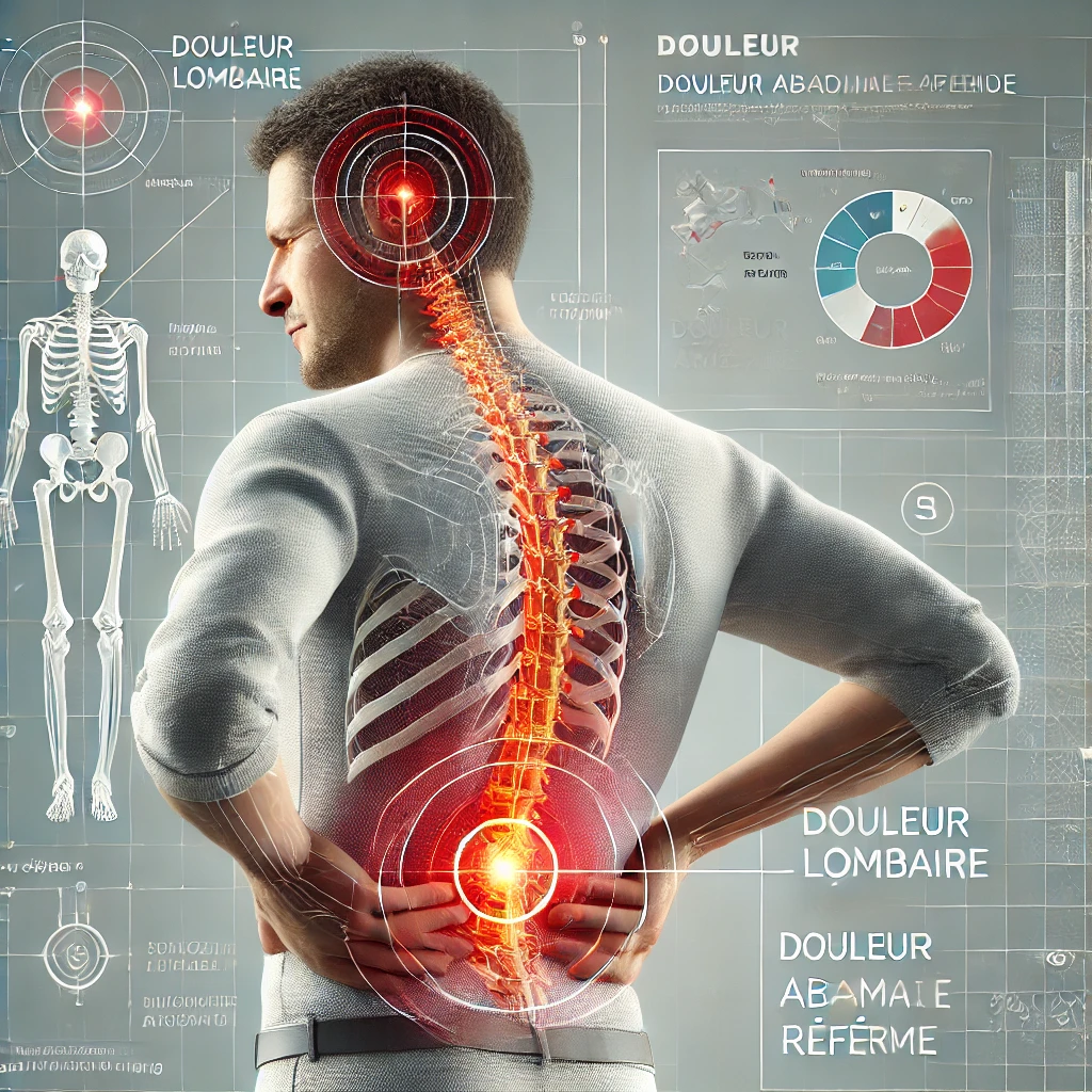 Douleur lombaire irradiant vers le ventre
