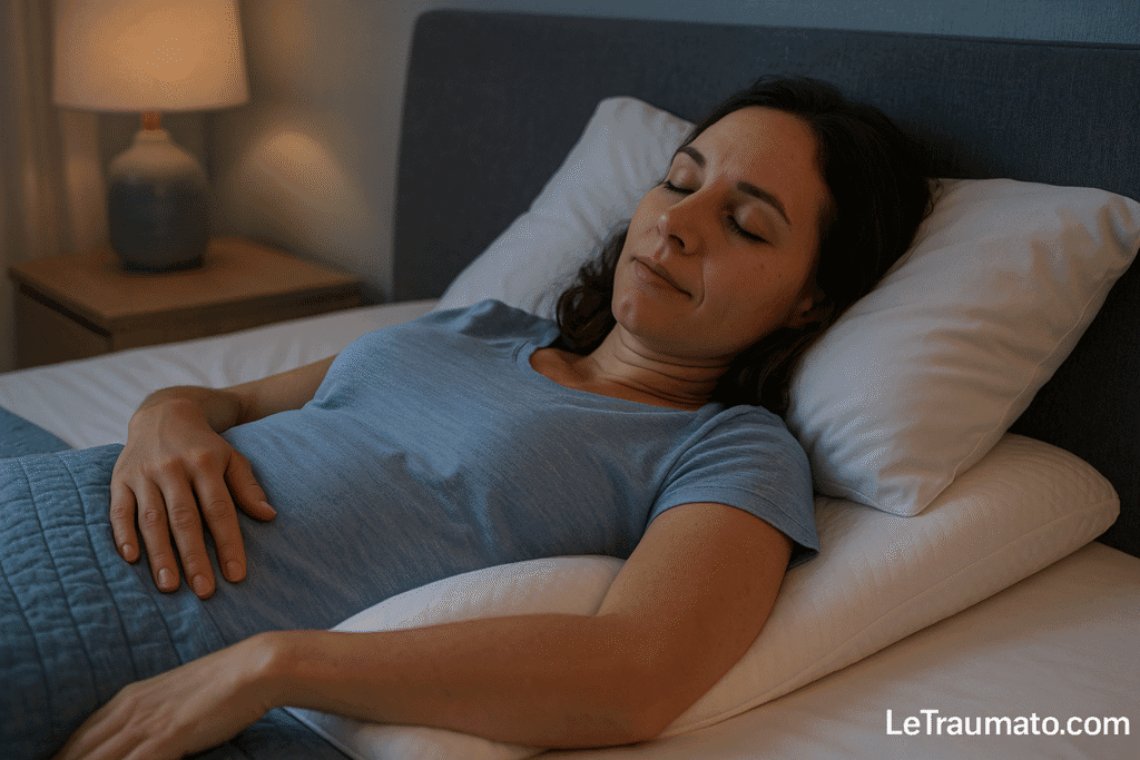 Position pour dormir avec une tendinite à l’épaule – recommandée par un orthopédiste