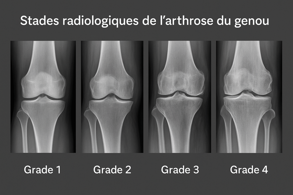 Arthrose du genou en radiographie