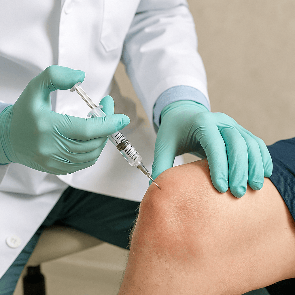 Infiltration pour arthrose du genou