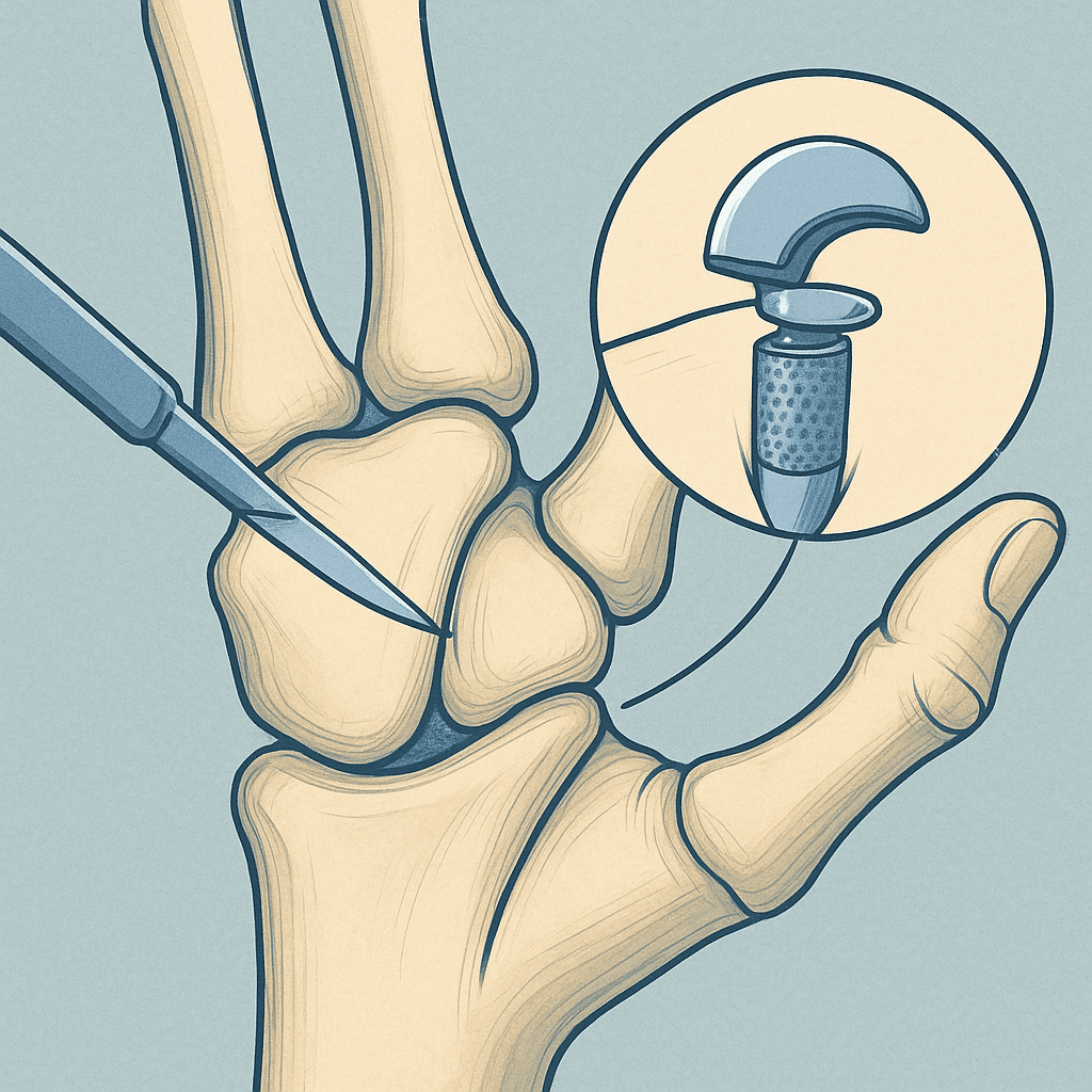 Chirurgie avec prothèse