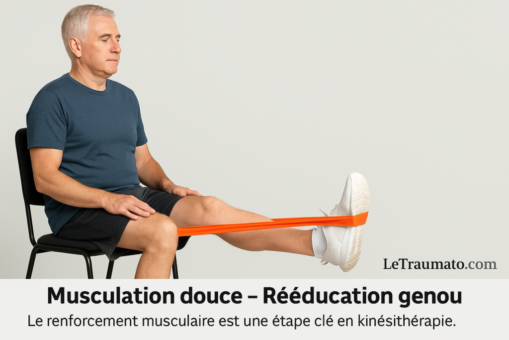 Rééducation en centre après prothèse du genou