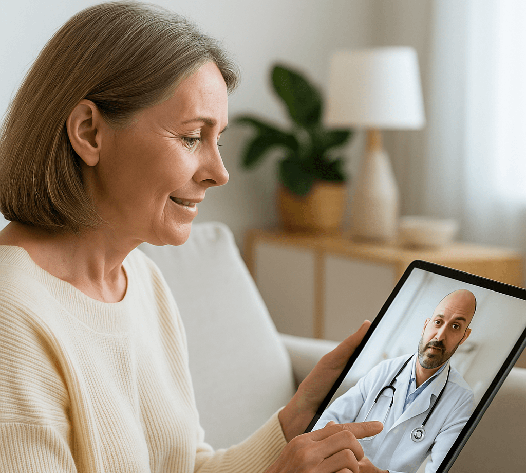 Téléconsultation pour arthrose avec un orthopédiste
