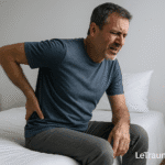 Homme souffrant de douleurs du dos signalant un signe de chirurgie – LeTraumato.com