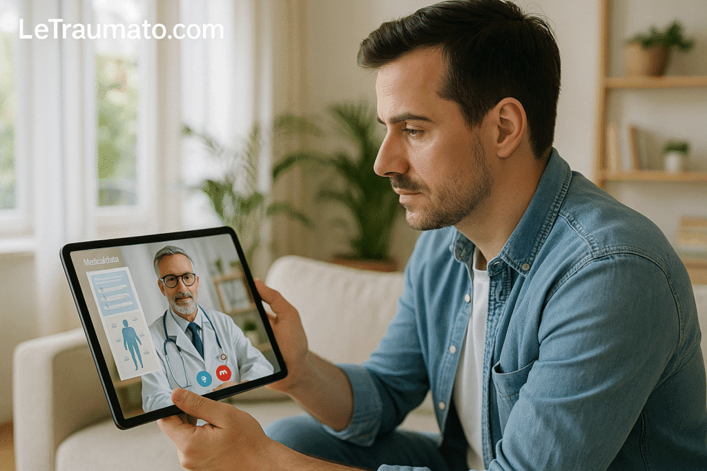 Téléconsultation pour douleurs du dos via MEDADOM – LeTraumato.com