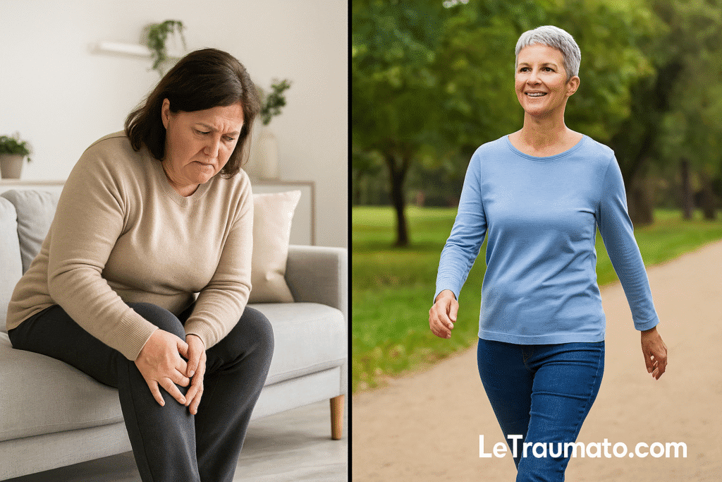 Comparaison entre vie active et sédentaire chez les patients arthrosiques