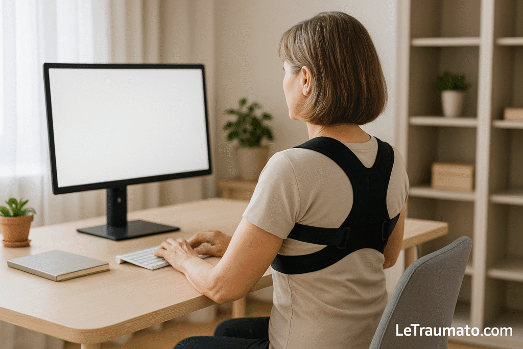 Correcteur de posture pour prévenir les douleurs de sciatique – solution orthopédique validée par Traumatologie