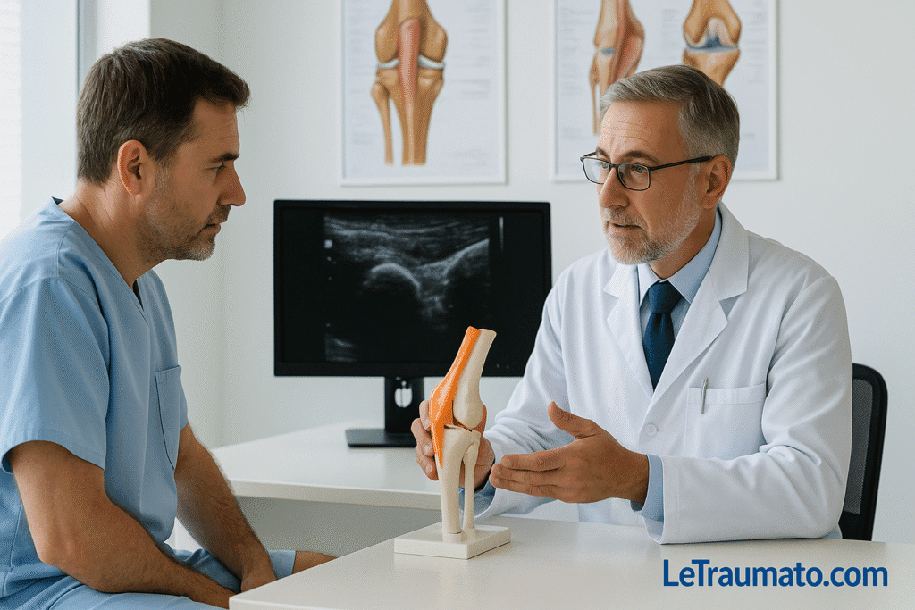 Consultation orthopédique sur les effets secondaires du PRP genou – LeTraumato