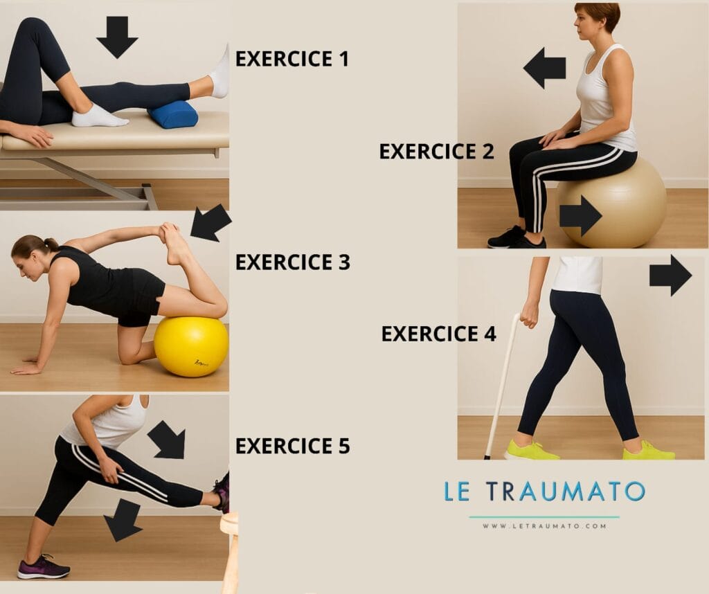 Exercices pour l’Arthrose du Genou Le Traumato — free download