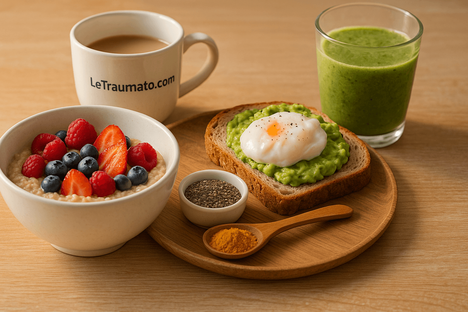 Petit déjeuner anti arthrose riche en antioxydants et oméga-3 – par un orthopédiste de Traumatologie