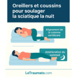 Oreillers et coussins pour soulager la sciatique la nuit – conseils d’orthopédiste LeTraumato