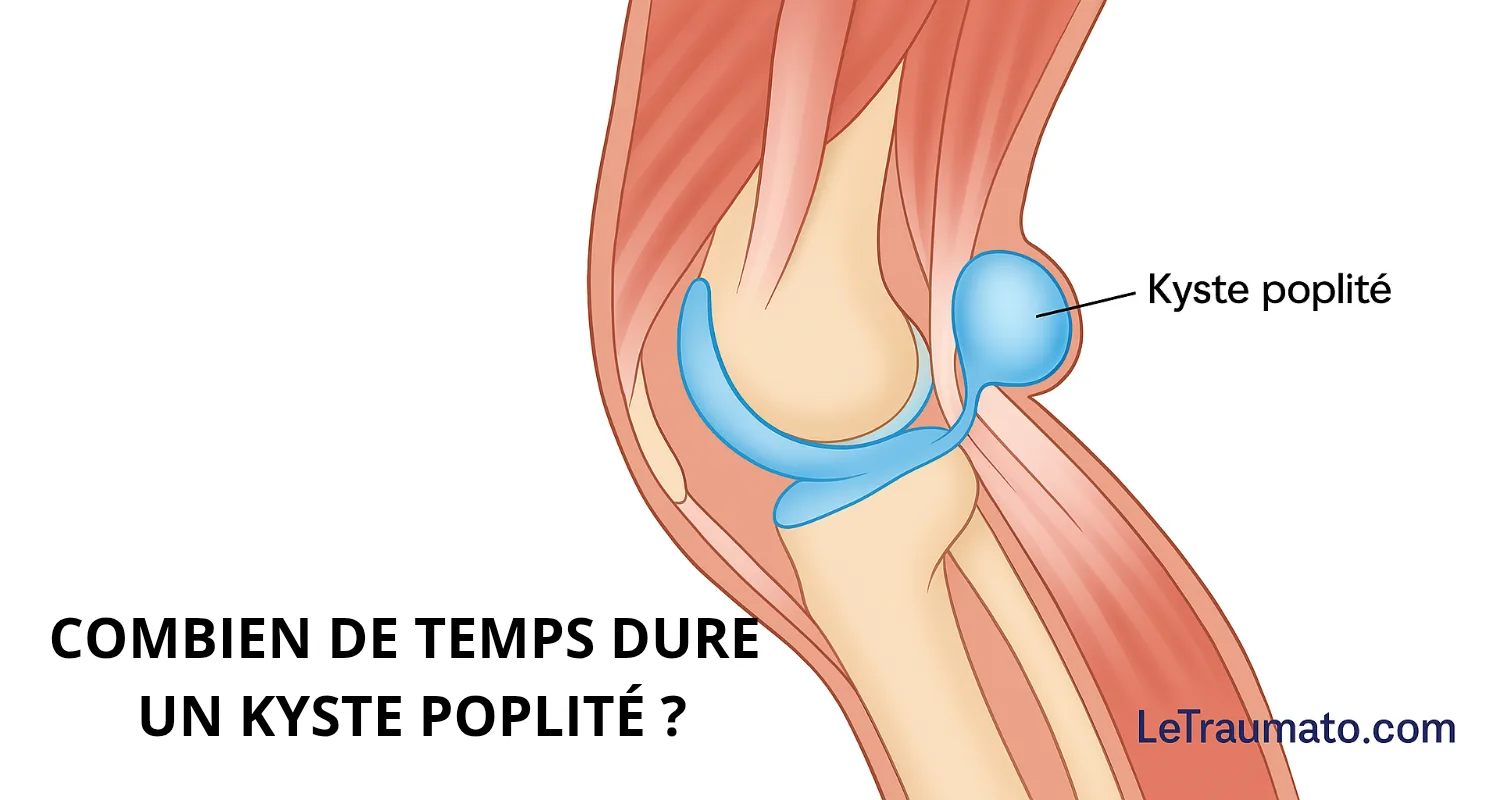 Combien de temps dure un kyste poplit ? - Le Traumato