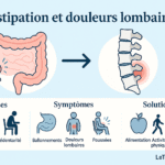 Infographie Constipation et douleurs lombaires – LeTraumato