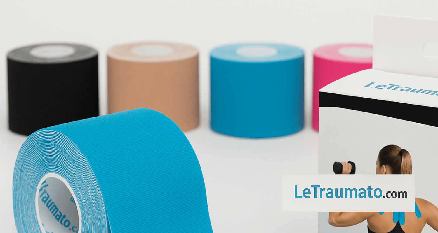Bandes de taping genou – contention sportive et prévention des blessures par un orthopédiste traumatologie – LeTraumato.com