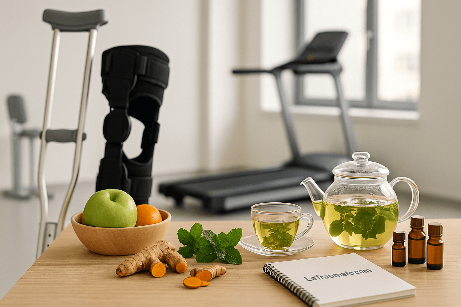Convalescence après prothèse articulaire – symboles de rééducation et naturopathie | LeTraumato.com