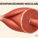 Prévention déchirure musculaire – illustration anatomie du muscle par LeTraumato (Traumatologie)