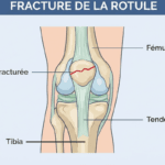 Image explicatif de: fracture de la rotule et rupture de la rotule