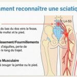 Image explicatif de: Comment reconnaître une sciatique ? et Identifier une sciatique