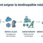 Image explicatif de: Comment soigner la tendinopathie rotulienne ? et Traitement tendinopathie rotulienne