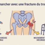 Image explicatif de: Peut-on marcher avec une fracture du trochanter ? et Marcher avec une fracture du fémur