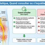 Image explicatif de: Sciatique, Quand consulter ou s'inquiéter ? et Douleur sciatique, quand sinquiéter ?