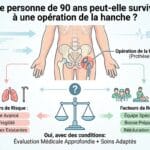 Image explicatif de: Une personne de 90 ans peut-elle survivre à une opération de la hanche ? et Peut-on opérer une personne de 90 ans à la hanche ?