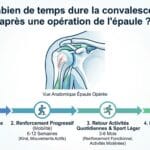 Image explicatif de: Combien de temps dure la convalescence après une opération de l'épaule ? et Durée de rétablissement après une opération de lépaule
