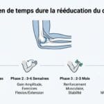 Image explicatif de: Combien de temps dure la rééducation du coude ? et Durée rééducation coude
