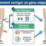 Image explicatif de: Comment corriger un genu valgum ? et Comment traiter un genu valgum ?