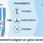 Image explicatif de: Comment soigner un genu varum ? et Comment traiter un genu varum ?
